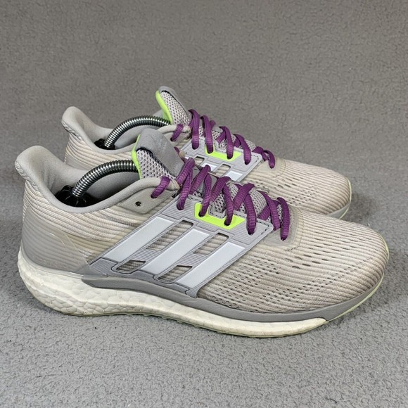 Adidas Womens Supernova Boost BA9937 Gray White Running Shoes Sneakers Size 7.5 - Picture 1 of 8